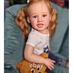 30inch Artist Painted Reborn Baby Doll Smile Girl Toddler Finished Doll Gift Toy