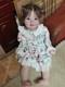 30inch Realistic Reborn Baby Dolls Toddler Girl Rooted Mohair Handmade Toys Gift