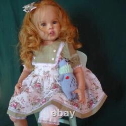 32 Inch Reborn Baby Dolls Girl Realistic Toddler Doll Soft Body Handmade Gifts