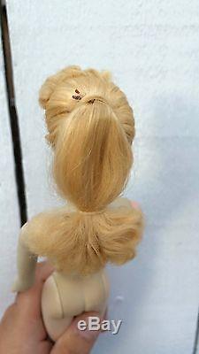 3 Barbie Blonde Ponytail Vintage