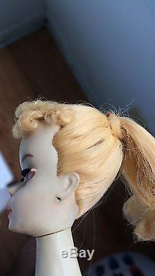 3 Barbie Blonde Ponytail Vintage