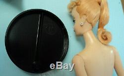 #3 Blond Barbie Pony Tail In Original Box With Accessories Rare Find