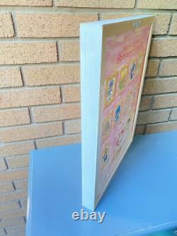 3 Pcs Set VTG 80s STRAWBERRY SHORTCAKE LuLu's Reverse Printed Glass Art 13x17