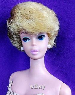 3 Vintage Barbie Bubblecut Lot White Ginger, Fudge Brunette & Blonde Babes BIN