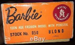 #3 Vintage Ponytail Barbie In Box With Gay Parisienne