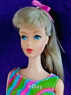 3 Vintg Mod TNT Barbie Lot Brownette Platinum Blond Hair Fair OSS Wig Case+ BIN