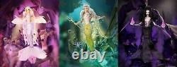 3 dolls Moments Of Fantasy Poseidon ADONIS Siren Gina Kraken Merman Doll Mermaid