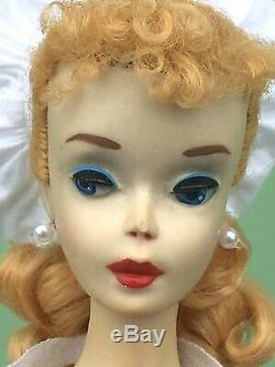 # 3 ponytail vintage Barbie blonde + Barbie Q complete