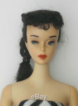 # 3 ponytail vintage Barbie brunette lovely! Nipples