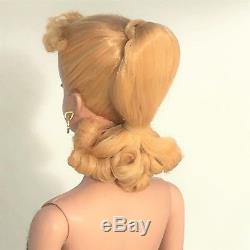 # 3 vintage ponytail Barbie 1960 blonde unfaded and all orig. Face paint