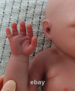 3kg Full Body Silicone Reborn Baby Dolls Size 45cm Newborn Dolls Brown Skin#GIRL