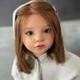 40'' Huge Reborn Doll Painted Kit Toddler Girl Rooted Hair Cloth Body Parts Gift