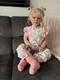 40in Realistic Reborn Doll Painted Toddler Girl Kits With Cloth Body Connectors