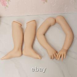 40inch Reborn Doll Kit Girl Toddler Unpainted DIY Part with Cloth Body Xmas Gift