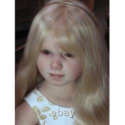 40inch Unpainted Reborn Doll Kit Toddler Girl Gabriella with Cloth Body DIY Part
