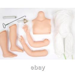 40inch Unpainted Reborn Doll Kit Toddler Girl Gabriella with Cloth Body DIY Part