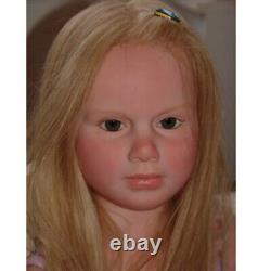 40inch Unpainted Reborn Doll Kit Toddler Girl Gabriella with Cloth Body DIY Part