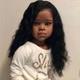 46 Unfinished Black Skin Reborn Doll Kits Part Toddler Girl Curly Hair Diy Gift