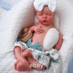 46cm silicone doll silicone reborn doll handmade whshable toys gifts crafts