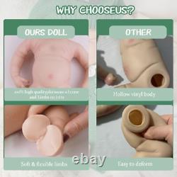 47CM solid silicone doll silicone reborn doll silicone girl doll toys gifts