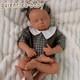 47cm Silicone Girl Doll Reborn Doll Christmas Gift Sleeping Baby Doll Handmade