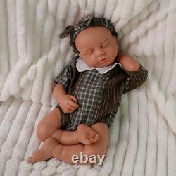 47cm silicone girl doll reborn doll Christmas gift sleeping baby doll handmade