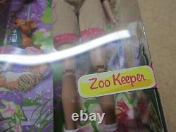(4) Barbie 2012 I Can Be. A Zoo Keeper, Actress, and two more. All brand new
