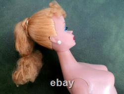 #4 Blond Barbie Pony Tail Re Done Very Nice