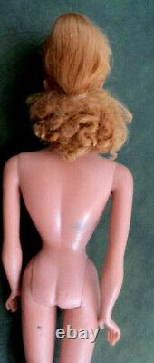 #4 Blond Barbie Pony Tail Re Done Very Nice