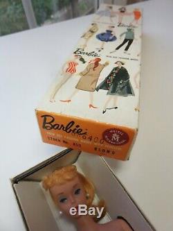 #4 Blonde Ponytail in BOX BARBIE VINTAGE 1960