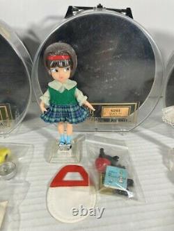 (4) Vintage 1965 Hasbro Dolly Darlings Hat Box Series Dolls