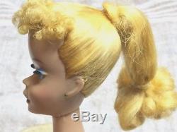 #4 Vintage Barbie Blond Ponytail Lush Hair