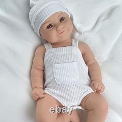 50.5cm Lifelike full silicone reborn baby doll girl doll toys gift handmade wash