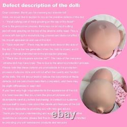 50.5cm Lifelike full silicone reborn baby doll girl doll toys gift handmade wash