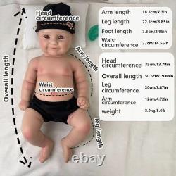 50.5cmbaby silicone doll silicone reborn doll handmade whshable toy gift crafts