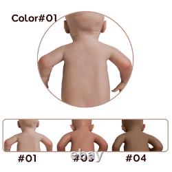 50cm Loulou Full Body Silicone Reborn Doll Handmade Lifelike Newborn Cuddle Baby