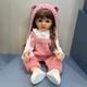 55cm / 22inch Realistic Reborn Doll Full Silicone Vinyl Body Girls Dolls Toddler