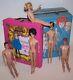 5 Vintage 1960s Barbie Dolls 2 Carry Cases & Big Pile Of Clothes Skipper Ken