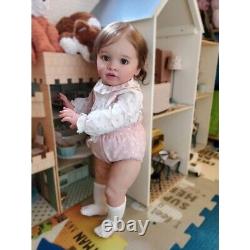 66CM Already Painted Finished Doll Reborn Toddler Pippa Huge Baby Dolls Handmade