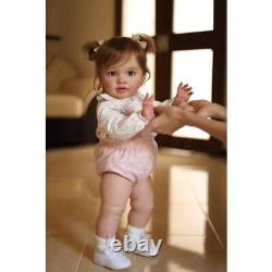 66CM Already Painted Finished Doll Reborn Toddler Pippa Huge Baby Dolls Handmade