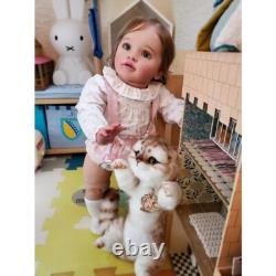 66CM Already Painted Finished Doll Reborn Toddler Pippa Huge Baby Dolls Handmade