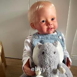 66cm Boy Bonnie Bebé Reborn Dolls Handmade Lifelike Can Standing Toddler Reborn