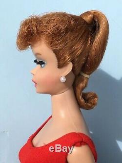 # 7 Or # 6 Ponytail vintage Barbie Titian Box & Stand