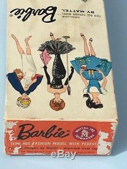 # 7 Or # 6 Ponytail vintage Barbie Titian Box & Stand