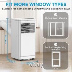 +8000 BTU Portable Air Conditioners, 3-in-1 Portable AC Unit for Rooms up to 350