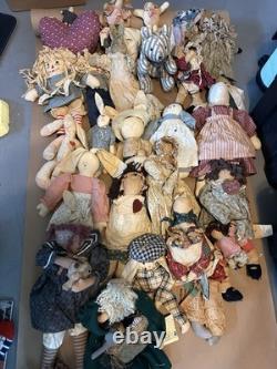 ATTIC BABIES RAGGETY RAG DOLL 40 Dolls WHOLE LOT. One Price. See Description