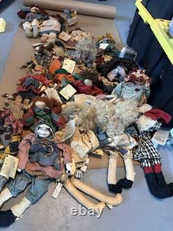 ATTIC BABIES RAGGETY RAG DOLL 40 Dolls WHOLE LOT. One Price. See Description