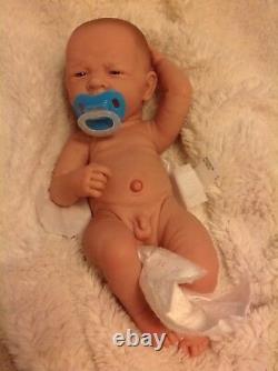 AWW! BABY BOY! SO CUTE 14 Preemie Life Like Reborn Pacifier Doll + Extras