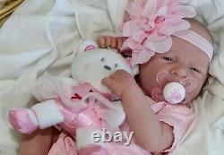 AWW! It's Baby GIRL! Berenguer Life Like Reborn Preemie Pacifier Doll +Extras