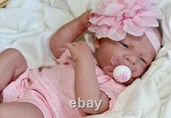 AWW! It's Baby GIRL! Berenguer Life Like Reborn Preemie Pacifier Doll +Extras